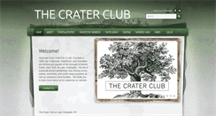 Desktop Screenshot of craterclub.org