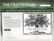 Tablet Screenshot of craterclub.org